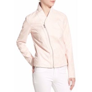 Sam Edelman Dusty Rose Faux Leather Jacket